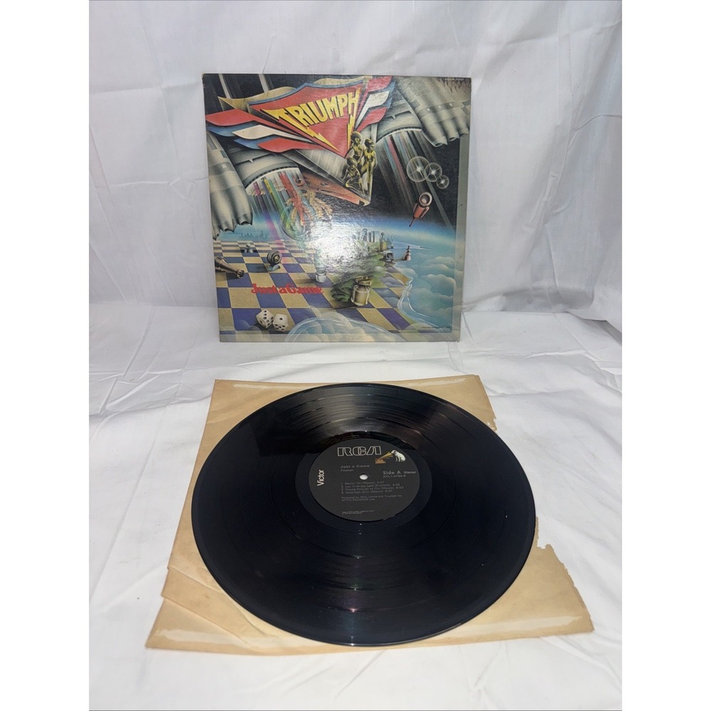 TRIUMPH - JUST A GAME - ROCK LP RECORD RCA